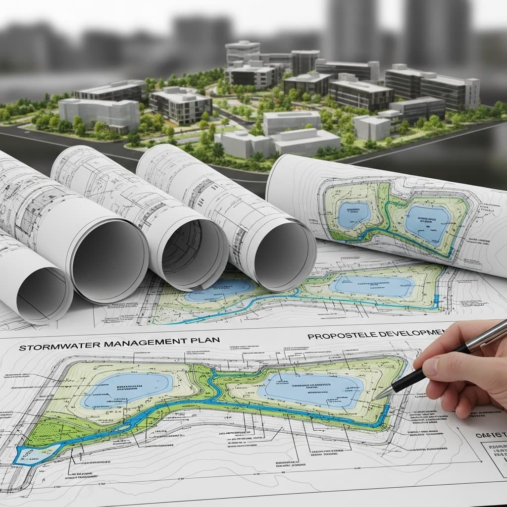 Document - Stormwater Management Plan – Managing rainwater responsibly across the site