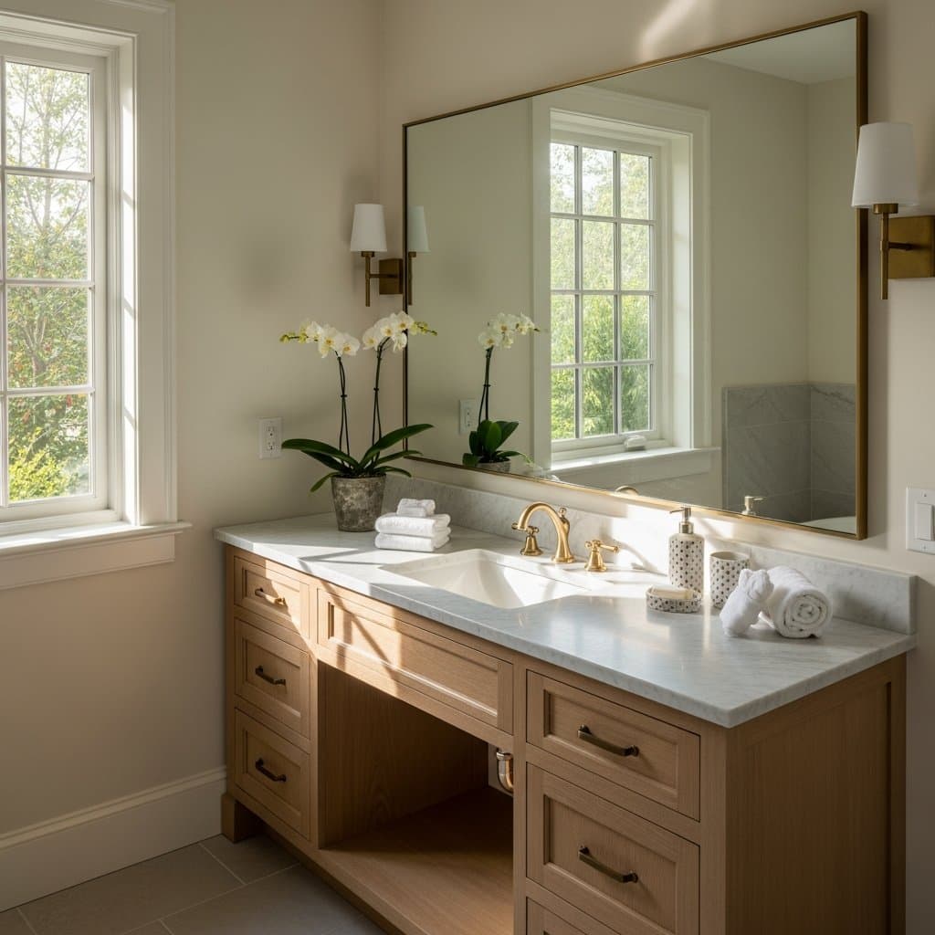 Bathroom - Part 3 - Vanities, Mirrors, and Lighting